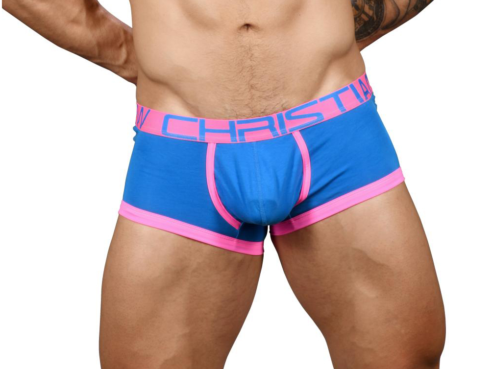 FlashLift Boxerky ANDREW CHRISTIAN s Pushup kapsou Show-It Electric Blue1